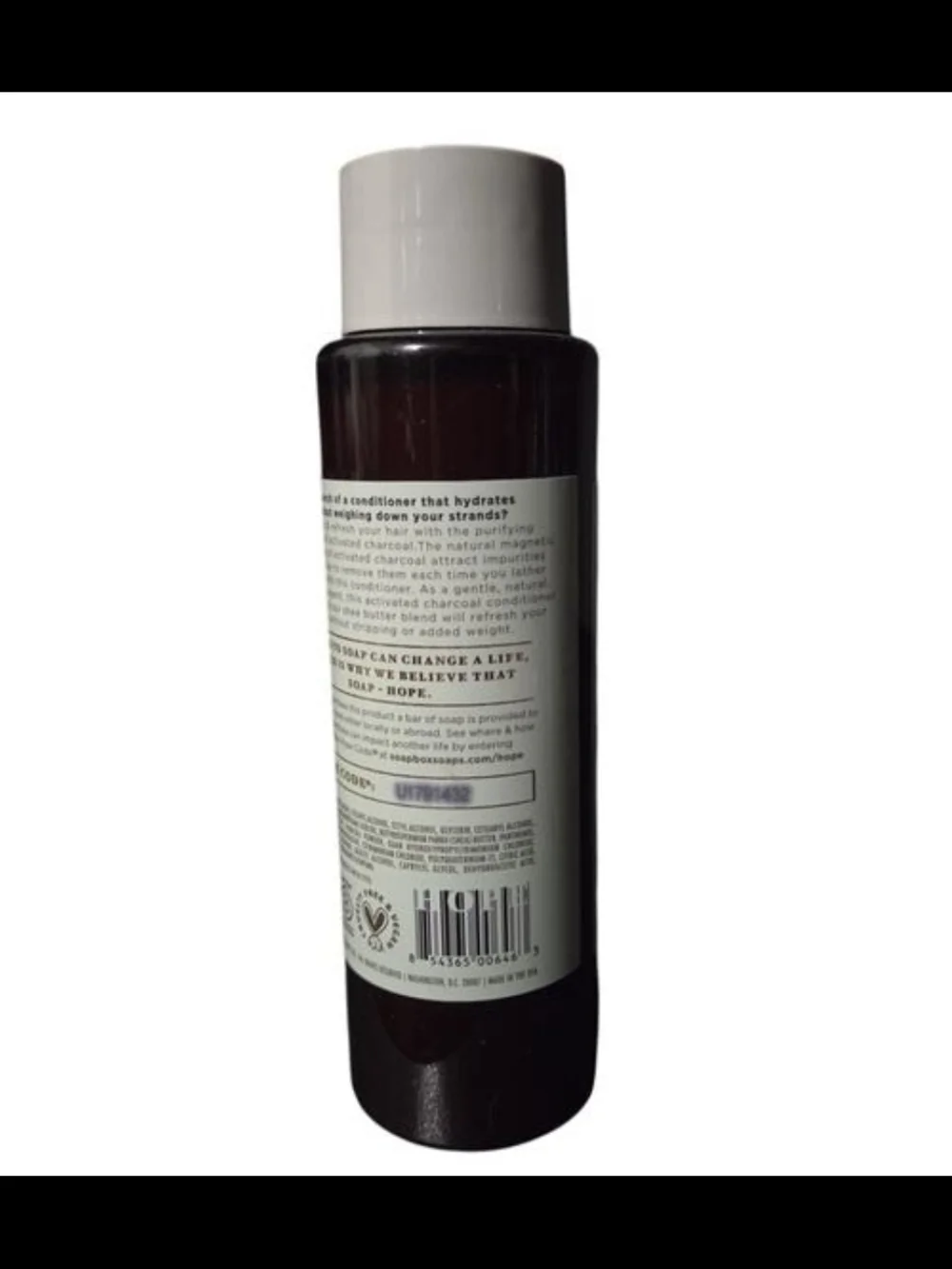 Soapbox Activated Charcoal Conditioner - Detoxify & Refresh - Picture 2 of 2